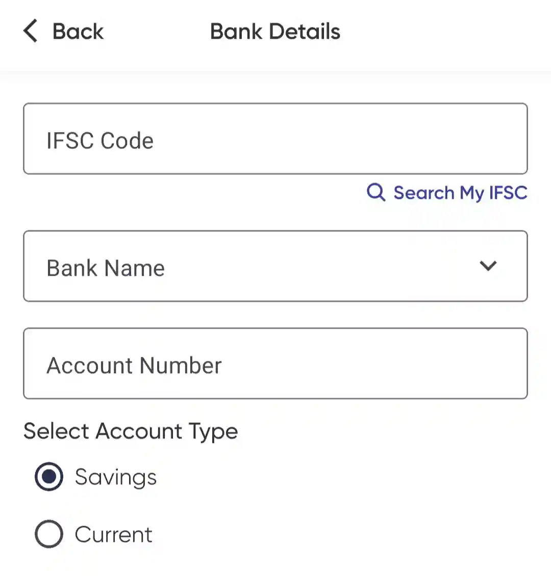 13 Karat Bank Account Add Process