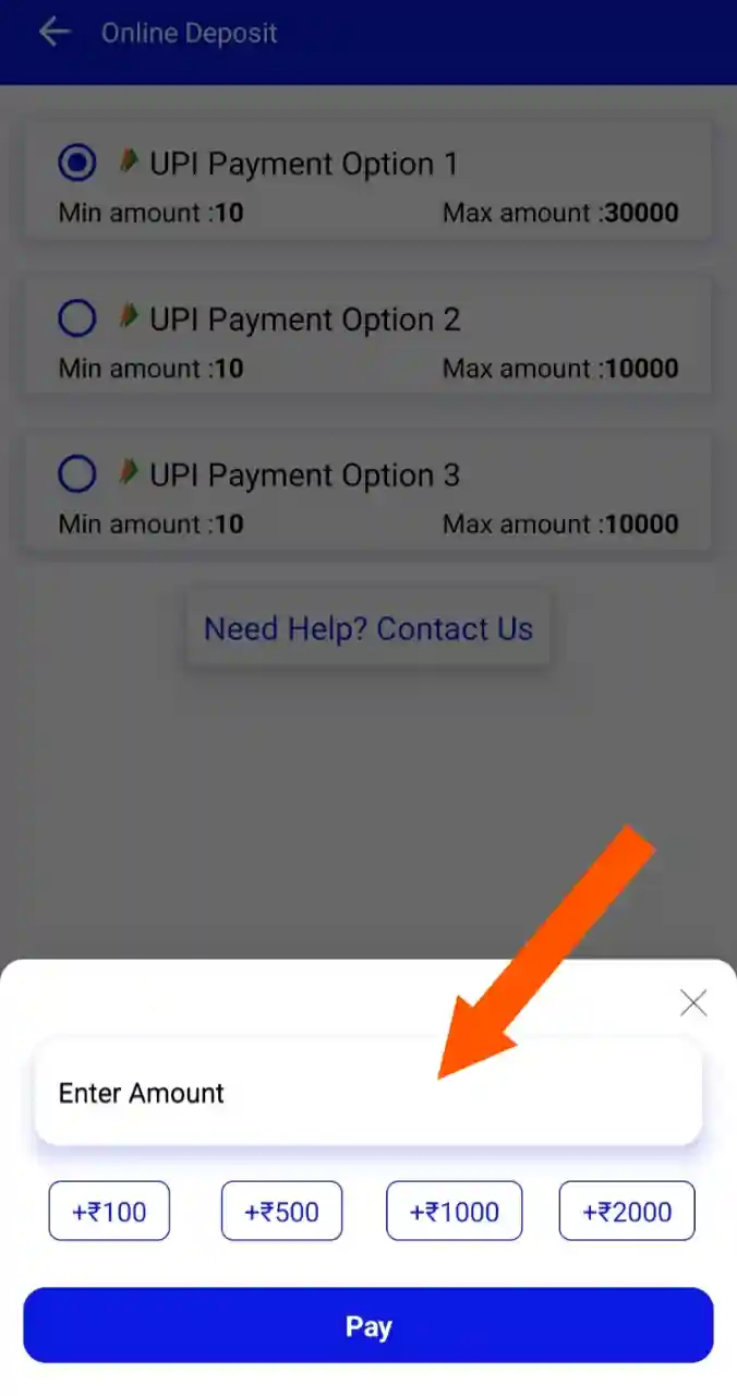 Eg Payment Add Balance